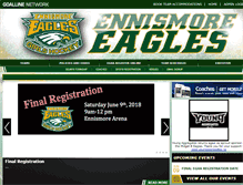 Tablet Screenshot of ennismoregirlshockey.com